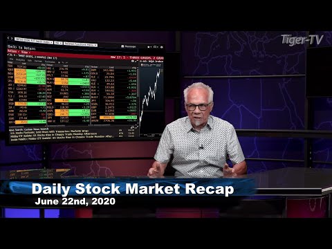 June 22nd, Daily Stock Market Recap with Tom O'Brien - 2020