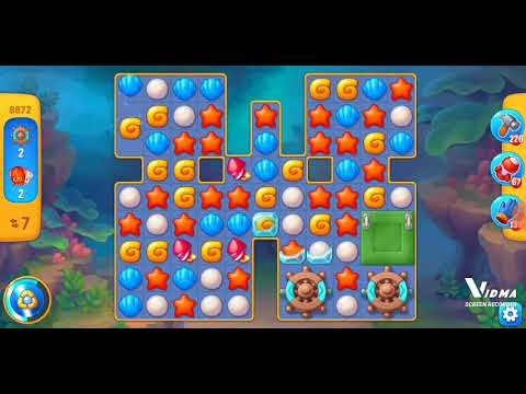 Fishdom. 8872 level no boosters and diamonds. 16 moves