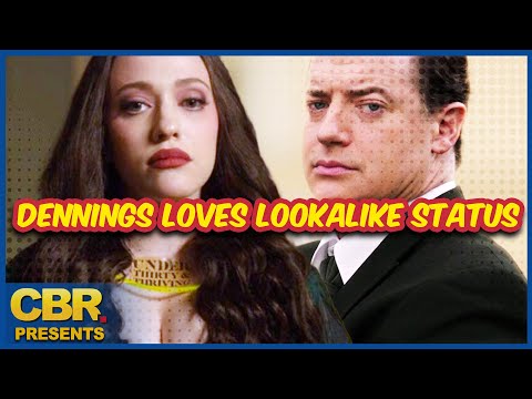 Kat Dennings Embraces Brendan Fraser Lookalike Status and the Internet Celebrates