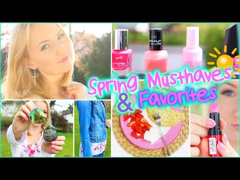 SPRING MUSTHAVES & FAVORITES - Beauty, Essen, Lifestyle, Fashion Video