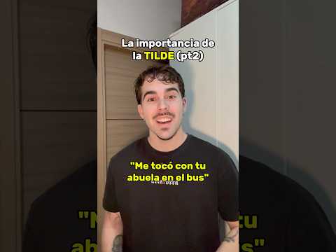 La tilde es muy importante 🗣️ #humor #meme #amigos