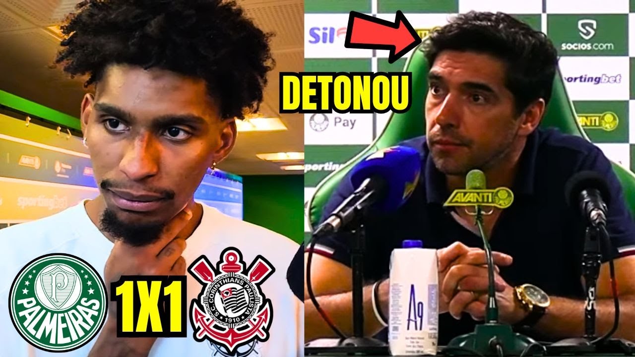 OLHA A PROVOCAÇÃO DO HUGO SOUZA e ABEL FERREIRA FALA SOBRE O CORINTHIANS