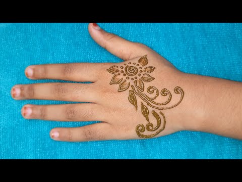 Beautiful Mehndi Design by Shaima talent hub | Back Full Hand Mehndi Design |