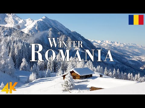 Winter Romania 4K Ultra HD • Stunning Footage Romania, Scenic Relaxation Film with Calming Music.