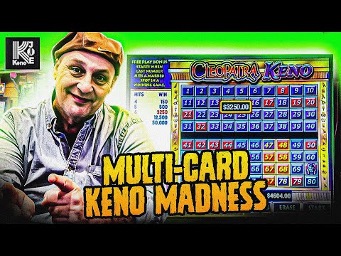MultiCard Keno Madness Massive $14,200 Jackpot Unlocked