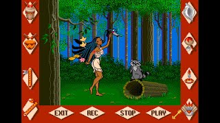 Sega Pico Game: Pocahontas Riverbend Adventures (1995 Disney)