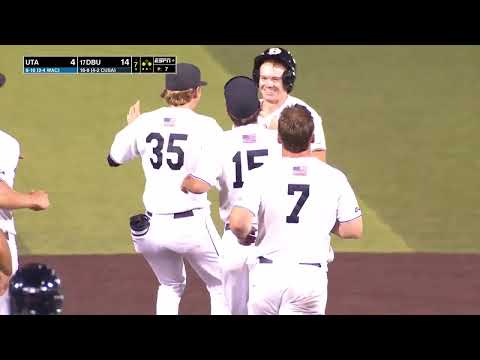 #17 DBU Baseball Highlights vs. UTA (4/1/25)