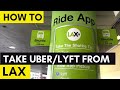 How to Take Uber and Lyft from LAX | LAXit Shuttle to Rideshare Lot | Disneyland