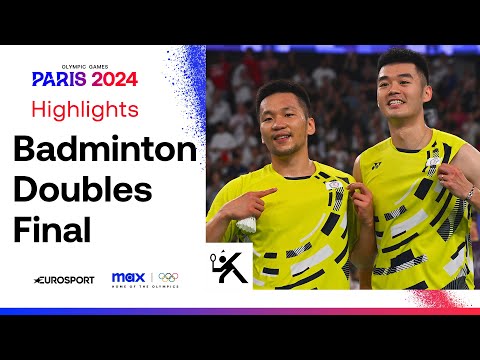 WHAT A MATCH! 😍 | Badminton Men's Doubles Final | #Paris2024 #Olympics