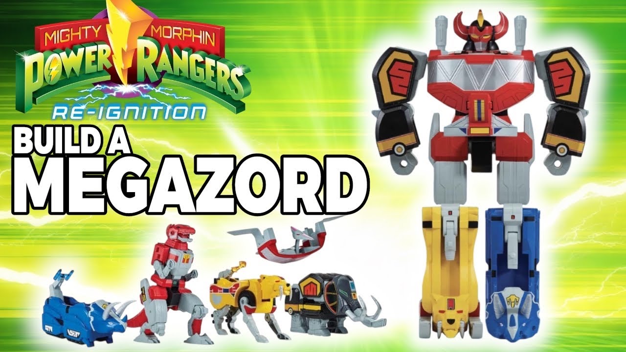 Playmates Toys Power Rangers Re-Ignition buildable Megazord review