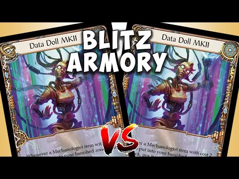 Flesh and Blood TCG | Blitz Armory | Round 4 | Data Doll MKII vs Dat Doll MKII