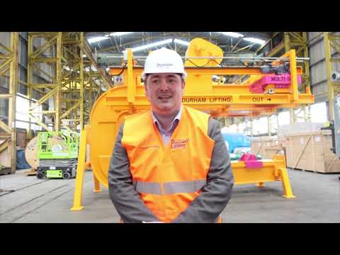 Mayor of Middlesbrough, Chris Cooke, during his visit to to see the largest C-Hook ever