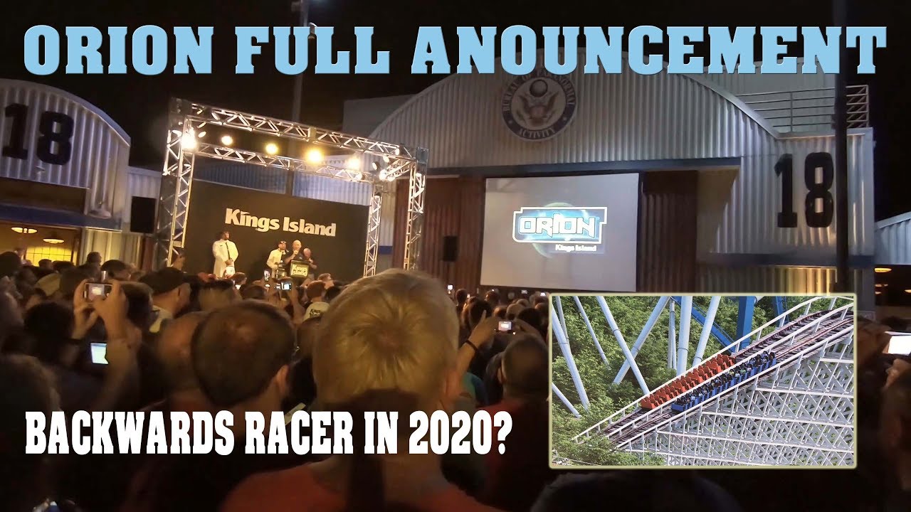 KINGS ISLAND FULL ORION ANNOUNCEMENT