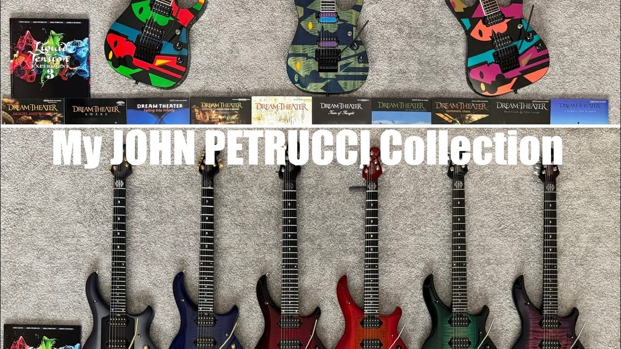 Lovrek - My JOHN PETRUCCI Collection with 21 Guitars!