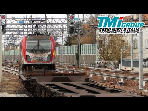 L’ARRIVO DEL MERCI INTERZONA A CREVALCORE