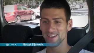 Novak Djokovic The Open Drive: Brought To You By Kia | Australian Open 2012 video
