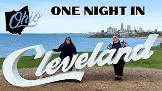 WHAT WE DID WITH ONE NIGHT IN CLEVELAND, OH | EDGEWATER PARK | ARCADE | GOOD PIZZA FOOD REVIEW