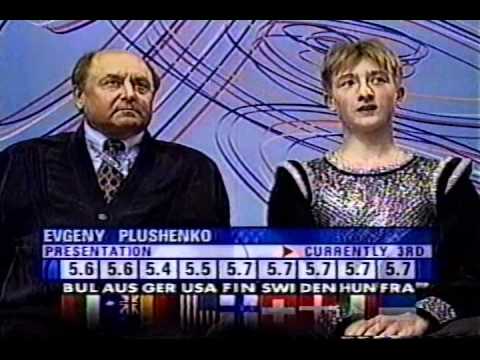 1998 Worlds K&C after LP -  Plushenko marks and Yagudin reaction