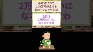 【最強】手取り15万一人暮らしによる最強節約術を教えるぞ【前編】
