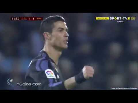 Cristiano Ronaldo Free Kick goal vs Celta De Vigo - Real Madrid vs Celta Vigo 1-1 - 2016/17 | HD
