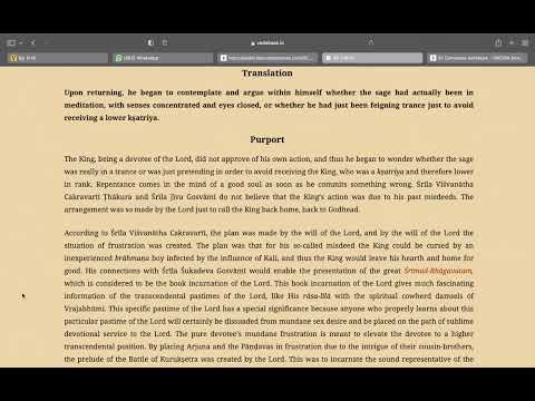 SB 1.18.31 to SB 1.18.33