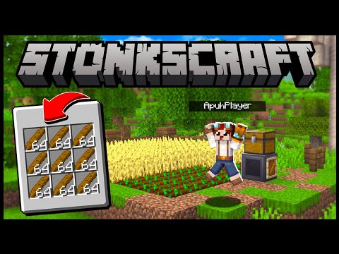 FIZ MINHA PRIMEIRA FARM NO SERVIDOR!! - StonksCraft #4