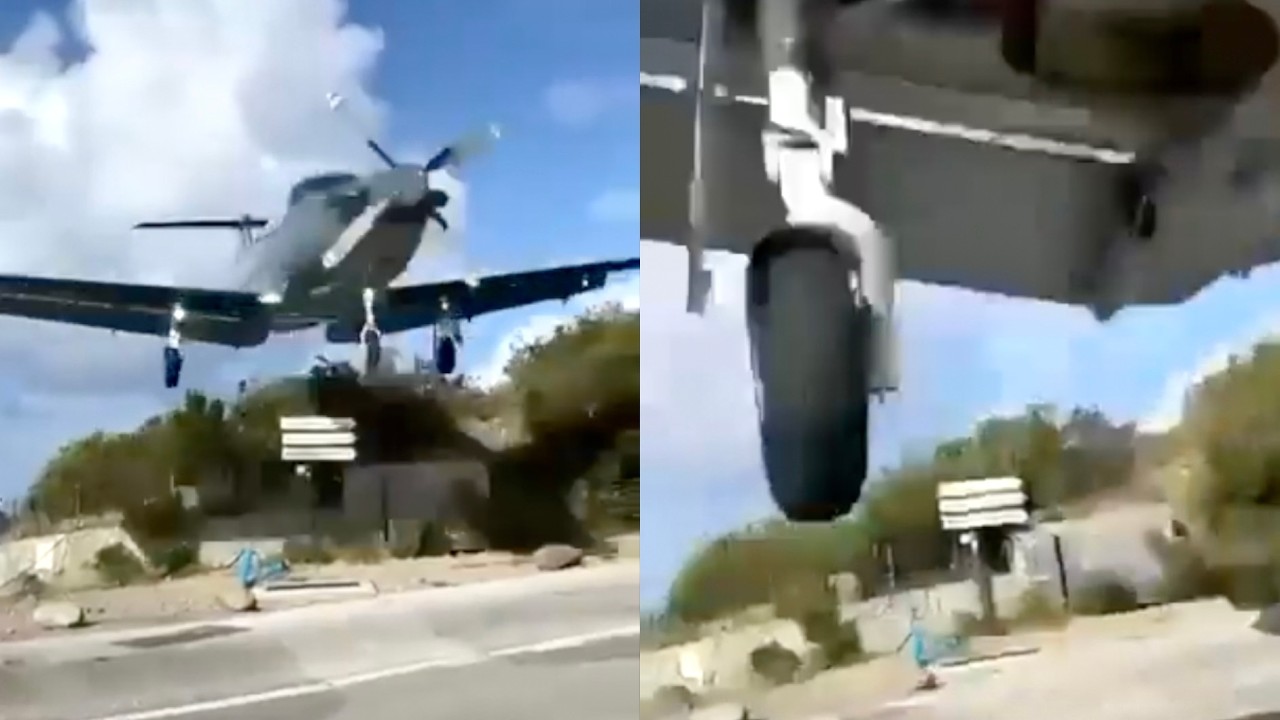 Plane Crashes Into Tourist