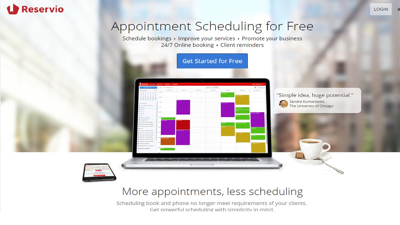 Reservio - Free Online Appointment Scheduling Software|Online Booking|Reservation System|Calendar