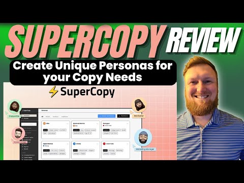 SuperCopy AI Review: Create Unique Persona's for Creative On Point Content