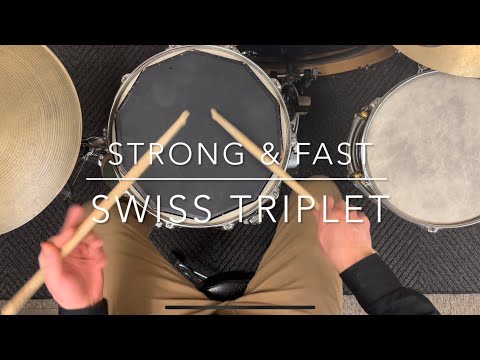How To Play Strong & Fast Swiss Triplets on Drums