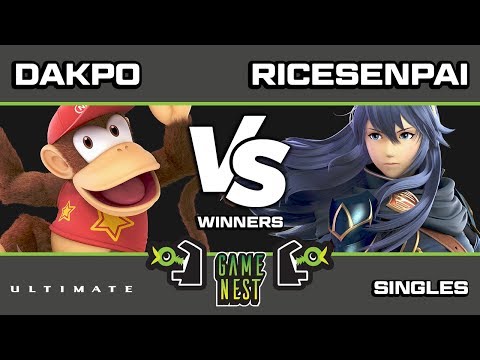 Game Nest Smash It Up: TLOC | Dakpo (Diddy Kong) vs Ricesenpai (Lucina) - Winners Round 2