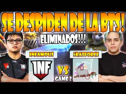 INFAMOUS VS 5RATFORCESTAFF BO2[GAME 2] ELIMINACION - MNZ VS MOOZ -BTS PRO SERIES 13:AMERICAS - DOTA