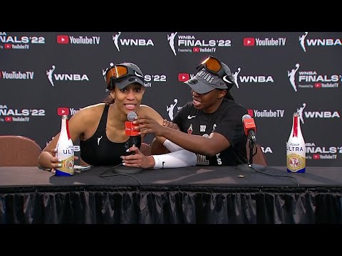 "USHER, I BETTER SEE YOU" A'ja Wilson Says Go To Las Vegas Aces Championship Parade "4 Shots In" 😂😂