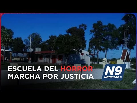 Escuela Del Horror: Marcha Por Justicia NOTICIERO 9 -