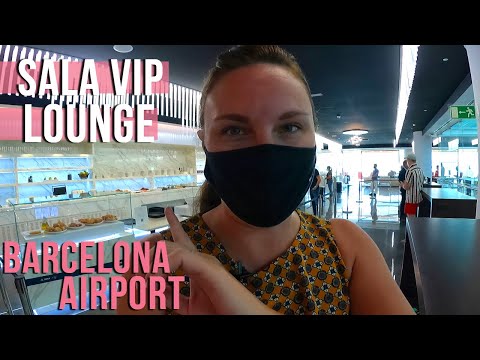LOUNGE TOUR - Aeroporto de Barcelona ✈️ // Sala VIP Pau Casals // Descubra o Mundo