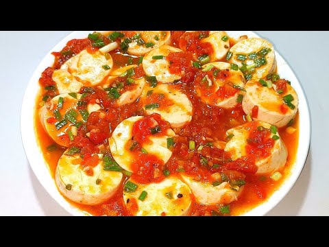 Đậu hũ non sốt cà chua