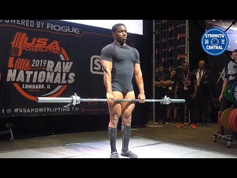 Michael Seay *Injury* - Squat + Bench Record - USAPL Raw Nationals 2019 - 510.5 kg Total