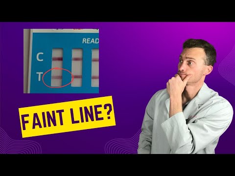Interpreting home drug test results - Faint line meaning