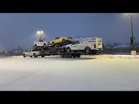 Second Winter Storm In A Week Hits Oklahoma City, OK - 2/16/2021