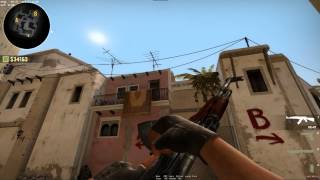 CS:GO Mirage Sniper's Nest Smoke from T-Spawn