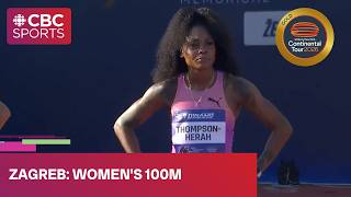 Meet record set in women's 100m at Continental Tour stop in Zagreb | #athletics