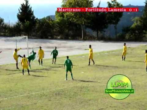 primo tempo partita calcio Martirano e Fortitudo Lamezia
