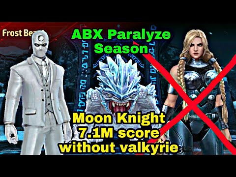Abx Combat Super Hero| Moon Knight 7.1M Score Without Valkyrie - Marvel Future Fight