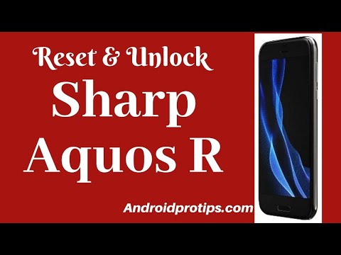 How to Reset & Unlock Sharp Aquos R