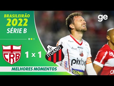 Gols e lances de CRB x Ituano