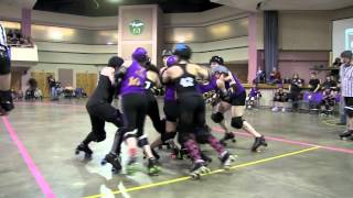 preview picture of video 'roller derby: Marietta @ Birmingham '15'