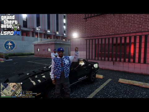 GTA V - LSPDFR 0.4.9🚔 - LSPD/LAPD - Gang Unit Patrol - Undercover Gang Member | Gang Shootout - 4K