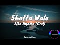 Shatta Wale - Like Nyame (Lyrics Video)