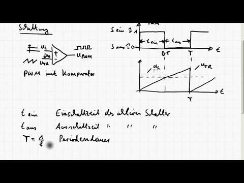 LE4_2a DC/DC Wandler - Analoge PWM - Funktionsweise - Begriffe