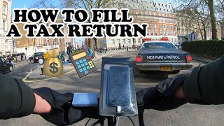 HOW TO FILL YOUR SELF ASSESSMENT TAX RETURN (For delivery riders) | 2022 LONDON